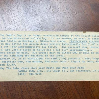 Back of Moby Grape
