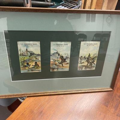 Framed Trade Cards
