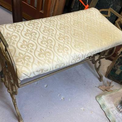 Metal bench