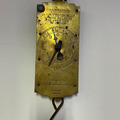 Brass Milk Scale