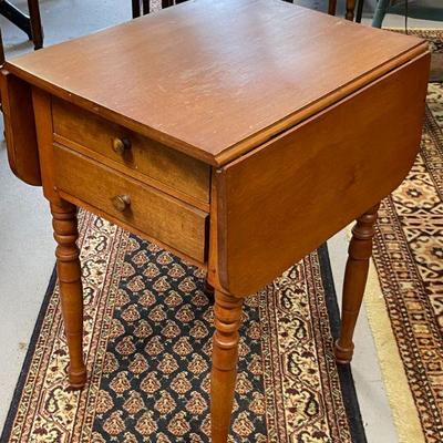Drop side table