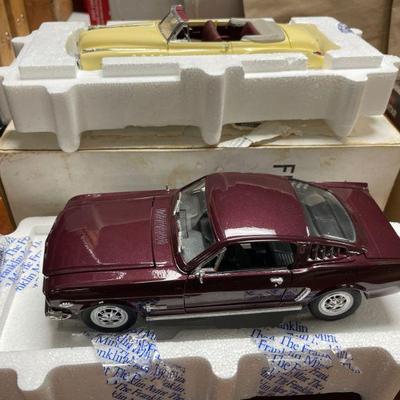 Franklin Mint Diecast Buick, Mustang