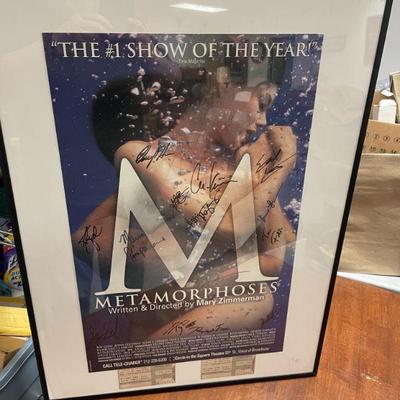 Metamorphosis Signed Poster Broadway