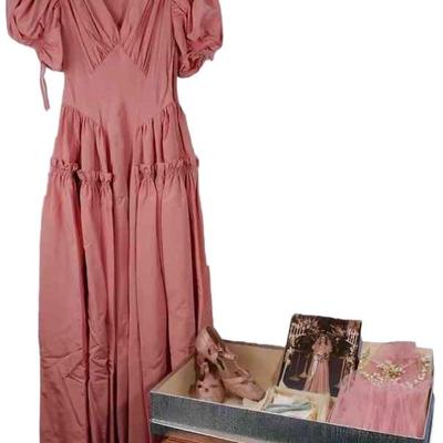 Vintage Rose Pink Dress