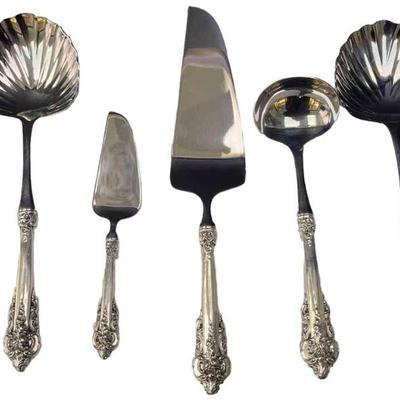 Sterling Silver Wallace Baroque Serving Pieces