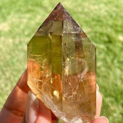HGS103 Smoky Quartz Point 