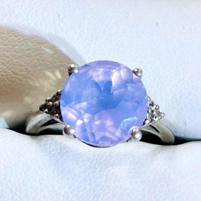 HGS045 Lavender Quartz Ring SZ 6