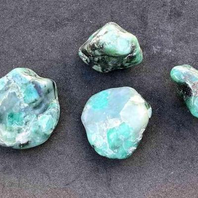 HGS138 Emeralds X 4 - Tumbled