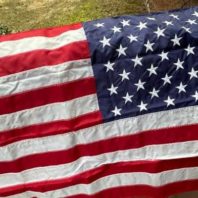 984 President Reagan Republican Presidential Task Force US Nylon Flag Embroidered Stars 60x36