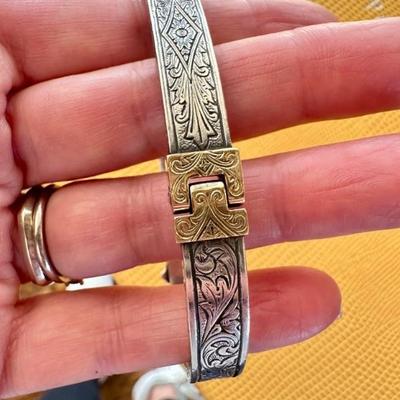 Konstantino 925 & 18kt bracelet