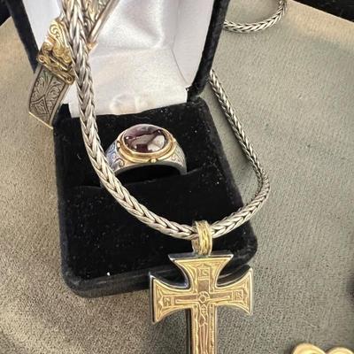 Konstantino necklace, ring, bracelet