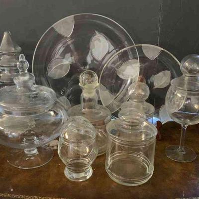 Clear glass containers