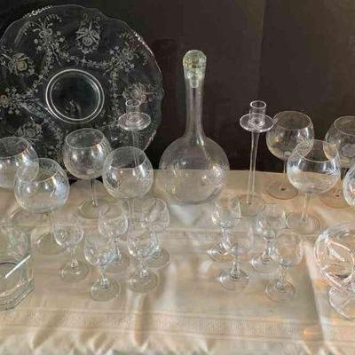 Clear glassware/barware