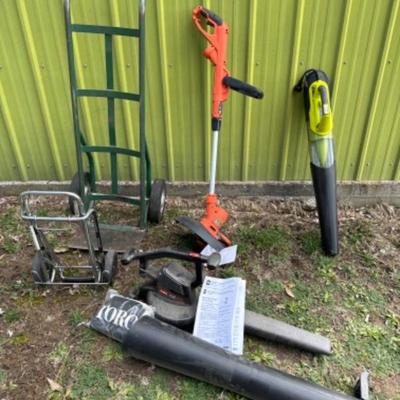 Assorted yard and garage tools