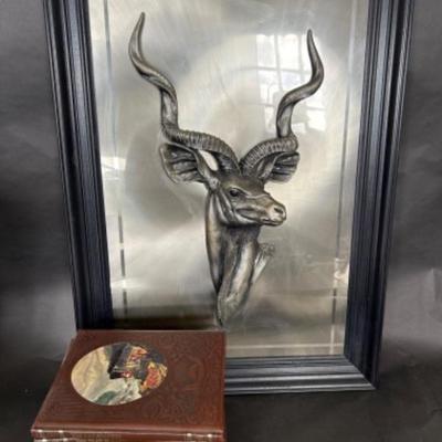 Mounted Sculptural Giselle & Antique Books