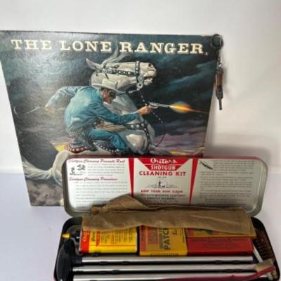 Rifle cleaning kit and Lone Ranger Vinyl