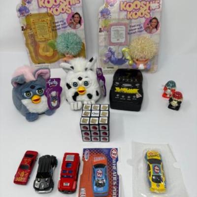Assortment of collectible toys