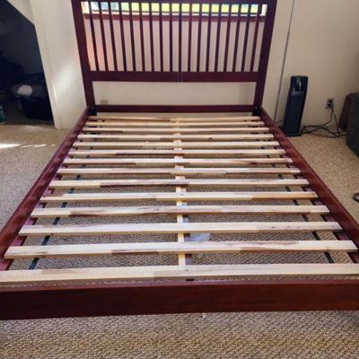 Beautiful wood bed frame