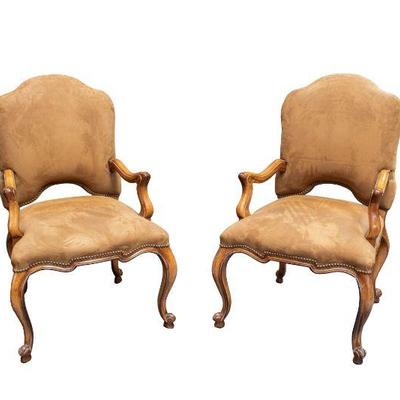 19th Century French Louis XV Style Chairs
43â€H x 25.5â€W x 25â€D
