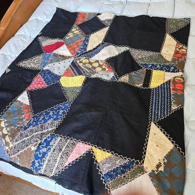 The beginning of a Quilt! Â The top layer Only- 78 x 68 with Raw Edges. Â Needs to Be finished Â 