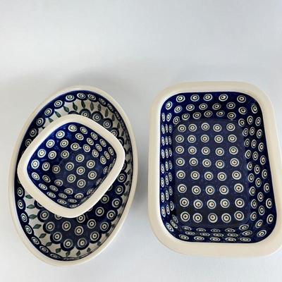 Boleslawiec Polish Pottery Serving Dishes