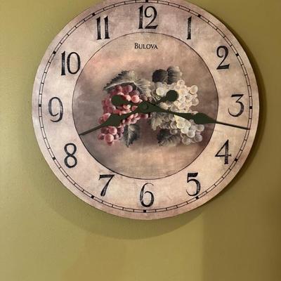 Bulova wall clock