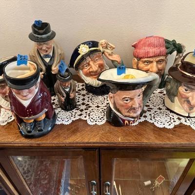 Royal Doulton Character & Toby Jugs Collection