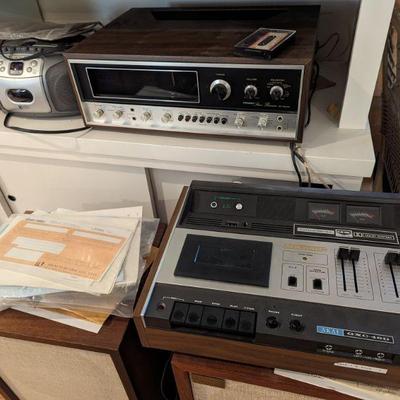 Pioneer SX-6000 & Akai GXC-46D tape player