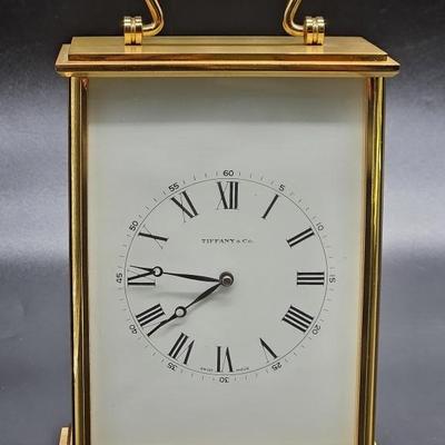 Tiffany & Co. Swiss Made Carriage Clock