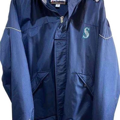 Seattle Mariners, Majestic, Genuine Merchandise Fleece Lined Jacket With Removable Hood (medium)
