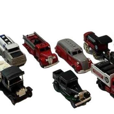 9 Diecast Vehicles Moe By Lledo For Chevron.
