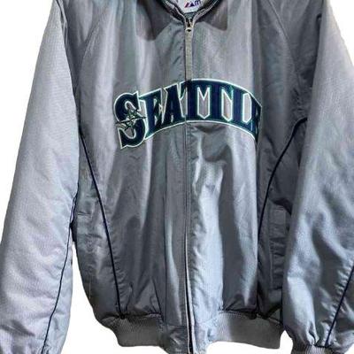 Seattle Mariners, Majestic, Authentic Collection, Fleece Lined Jacket (x Large) * Seattle Mariners Pen ï¿¼
