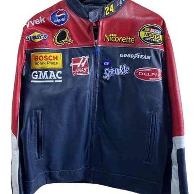 Jeff Gordon Wilson's Leather Jacket (small) * NASCAR * Hendrick Motorsports * Dupont * Haas * #24 * Nextel Cup Series * Chase, Authentics
