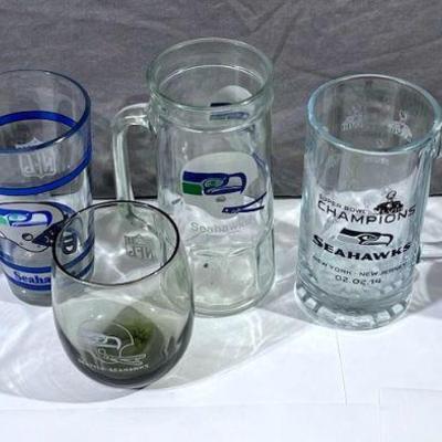 Seahawks Drinking Glass Lot 
