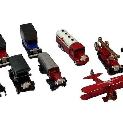 9 Collectible Diecast Assortment Made By Lledo For Chevron.
