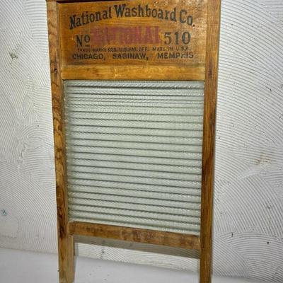 Vintage National Washboard Co. 510 Atlantic Washboard
