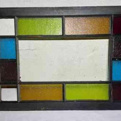 Beautiful Colorful Stained Glass Window Frame
