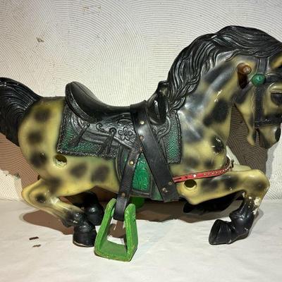 Retro 1969 Molded Riding Horse Toy
