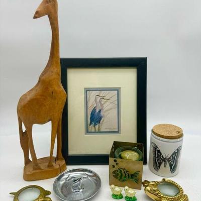 Vintage Brass Frog & Turtle Magnifying Glasses & Other Wonderful Animal Items

