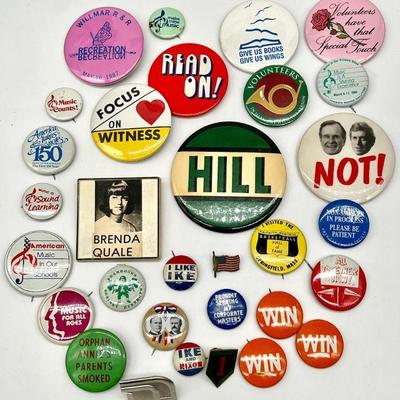 Advertising Pins, Political Campaigns & More
