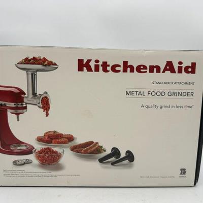 KitchenAid Metal Metal Food Grinder Stand Mixer Attachment
