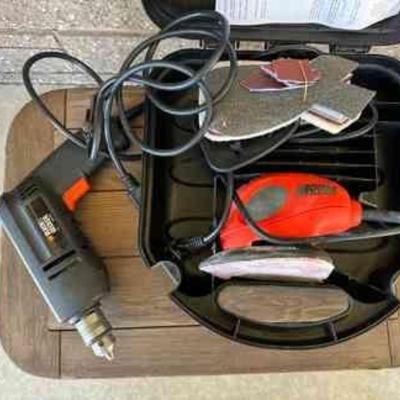 Black & Decker Mouse Sander And Corded Drill

