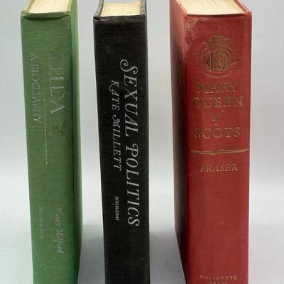 (3) 1970 Vintage Books feat. Kate Millett's Sexual Politics Published in 1970 by Doubleday
