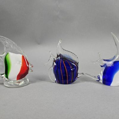Lot 236 | Murano Style Fish Paperweights