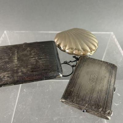 Lot 134 | Vintage Sterling Solver Compacts & Cases