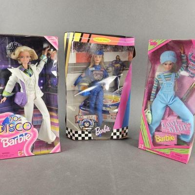 Lot 44 | 3 New In Box Barbie's , Nascar 50th & More!
