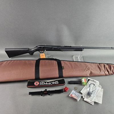 Lot 12 | Savage 64 .22 Cal. Rifle w/ Simmons Scope & More!