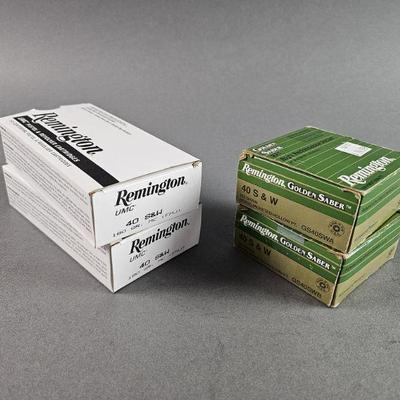 Lot 28 | 4 Boxes of Remington 40 S&W 180 & 165 Grain