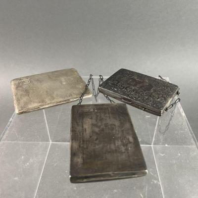 Lot 117 | Vintage Sterling Silver Cigarette Cases