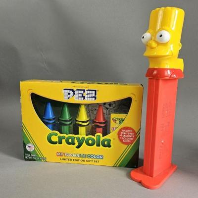 Lot 212 | Crayola and Bart Simpson Pez Lot